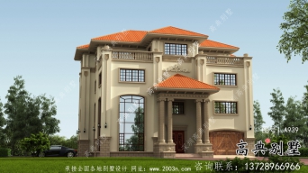 清新靚麗的四層意大利風格獨棟別墅