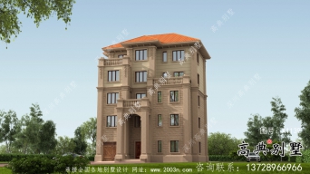 五層自建建筑設(shè)計(jì)圖包括效果圖