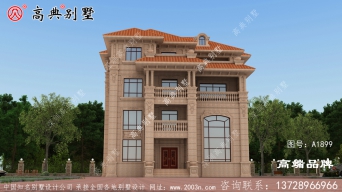 農(nóng)村大戶(hù)型復(fù)式四層歐式房屋別墅