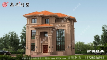 河池市三層房屋設(shè)計(jì)圖，戶型經(jīng)典耐看