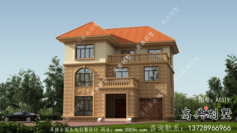 三層新農(nóng)村建設歐式自建別墅設計圖