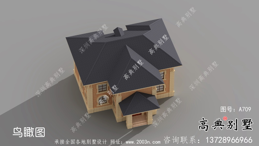 整套二層歐式田園風(fēng)別墅設(shè)計(jì)實(shí)際效果工程圖紙