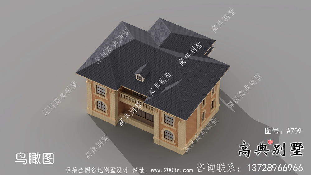 整套二層歐式田園風(fēng)別墅設(shè)計(jì)實(shí)際效果工程圖紙