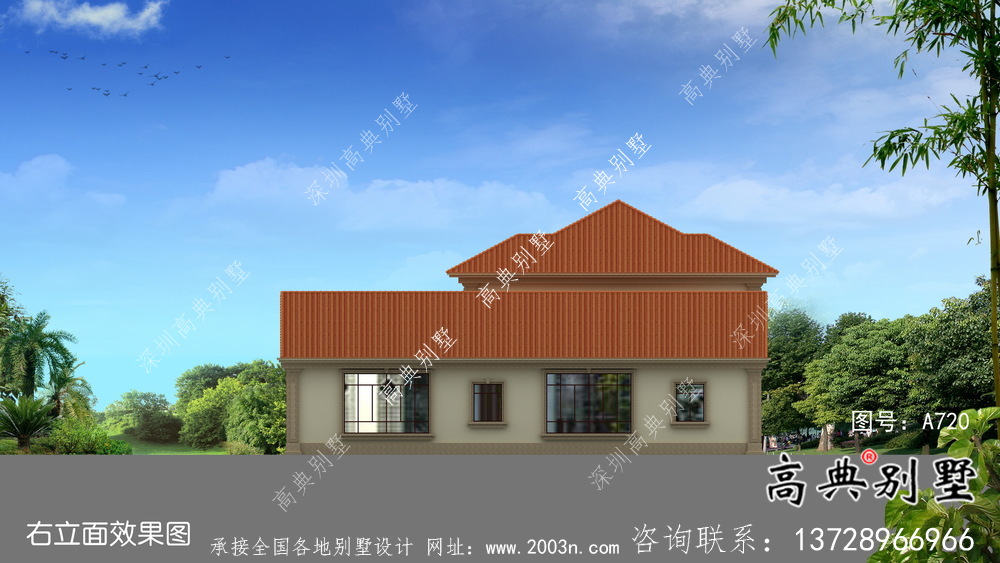 歐式二層別墅墅設(shè)計(jì)實(shí)際效果工程圖紙