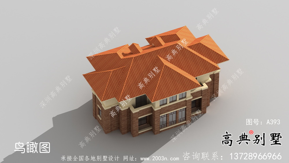 農(nóng)村二層大氣歐式風(fēng)格住宅設(shè)計圖紙