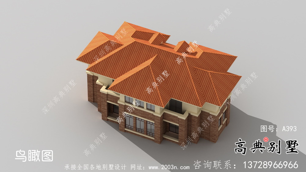 農(nóng)村二層大氣歐式風(fēng)格住宅設(shè)計圖紙