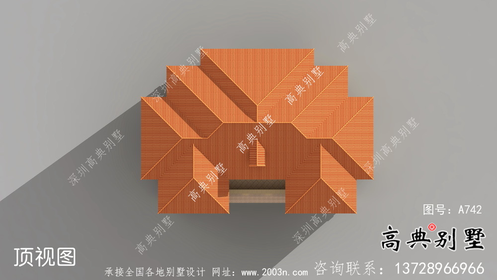 農(nóng)村四層復(fù)式歐式別墅設(shè)計(jì)施工效果集圖