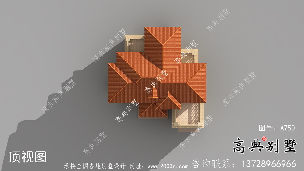 鄉(xiāng)村二層帶車庫簡歐自建別墅施工設(shè)計圖紙-帶露臺