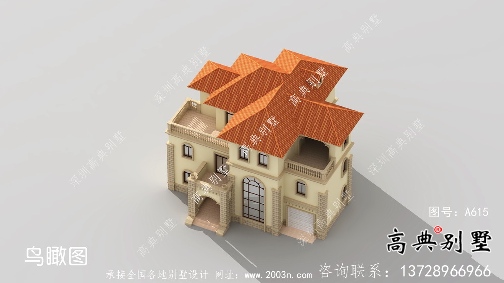經(jīng)典推薦的三層農(nóng)村住宅成套設(shè)計(jì)圖紙，包括效果圖