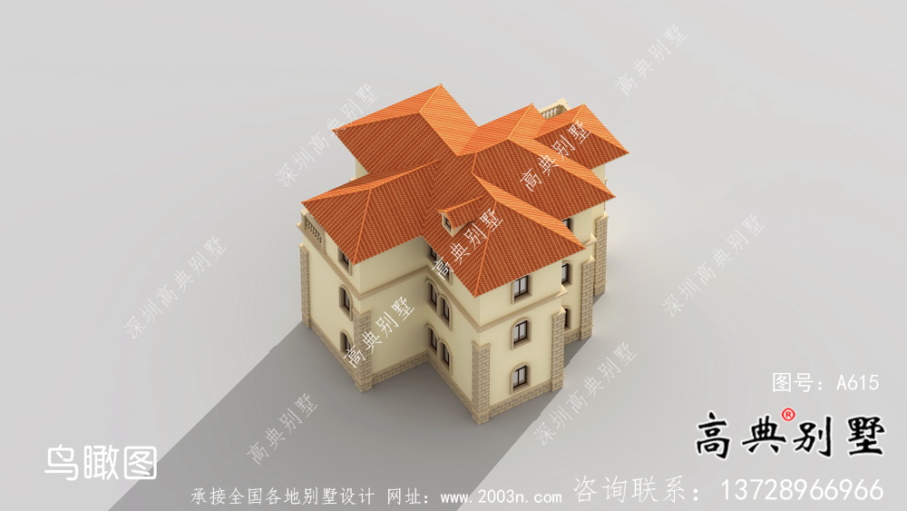 經(jīng)典推薦的三層農(nóng)村住宅成套設(shè)計(jì)圖紙，包括效果圖