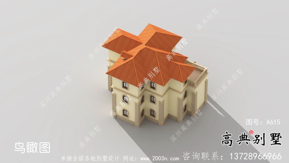 經(jīng)典推薦的三層農(nóng)村住宅成套設(shè)計(jì)圖紙，包括效果圖
