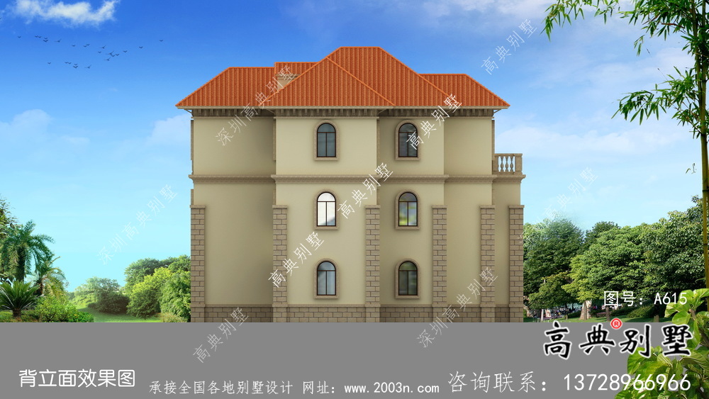 經(jīng)典推薦的三層農(nóng)村住宅成套設(shè)計(jì)圖紙，包括效果圖