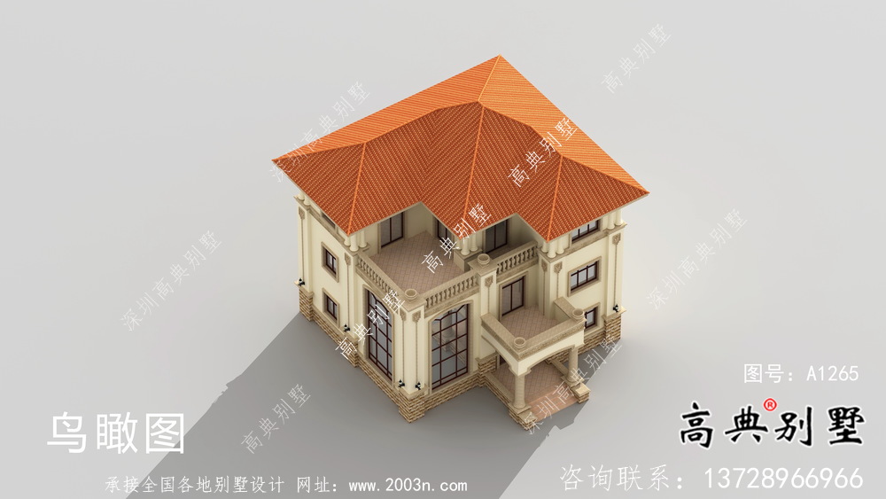 歐式風格,意大利風格三層別墅