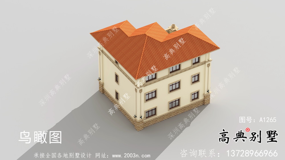 歐式風格,意大利風格三層別墅