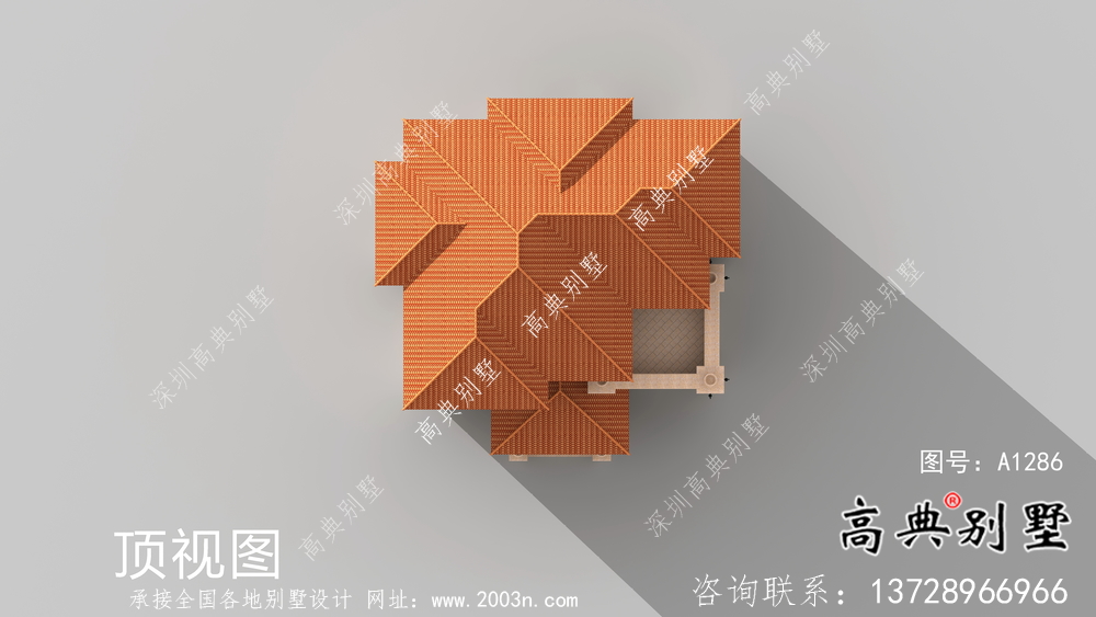 三層豪華大氣歐式風(fēng)格別墅建筑設(shè)計
