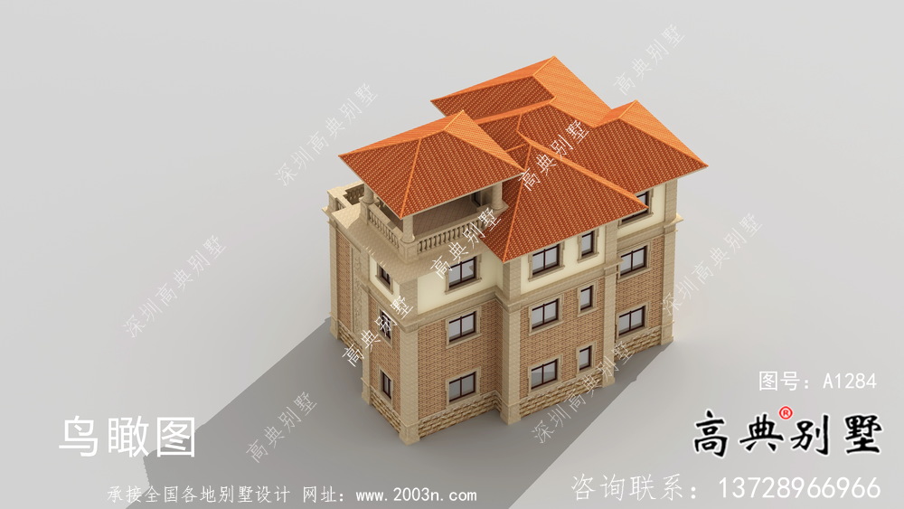 溫馨舒適歐式風(fēng)格新農(nóng)村住宅效果圖
