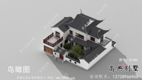 自建中式二層蘇式園林