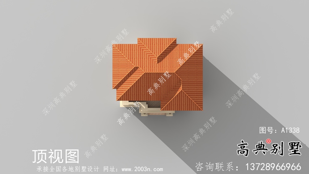 簡潔大方三層復(fù)式別墅戶型設(shè)計圖紙