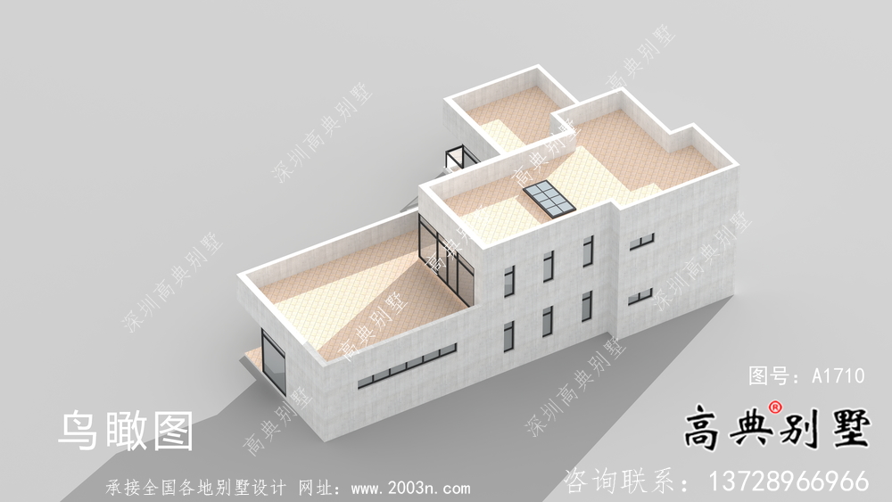 現(xiàn)代二層自建別墅外觀設(shè)計(jì)效果圖