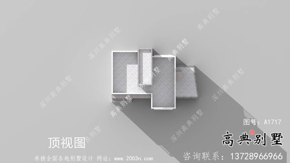 現(xiàn)代平頂二層別墅設(shè)計圖紙及效果圖