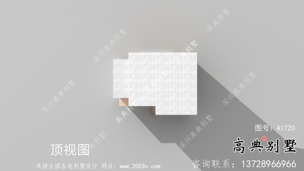 整套二層現代簡約農村別墅設計圖紙