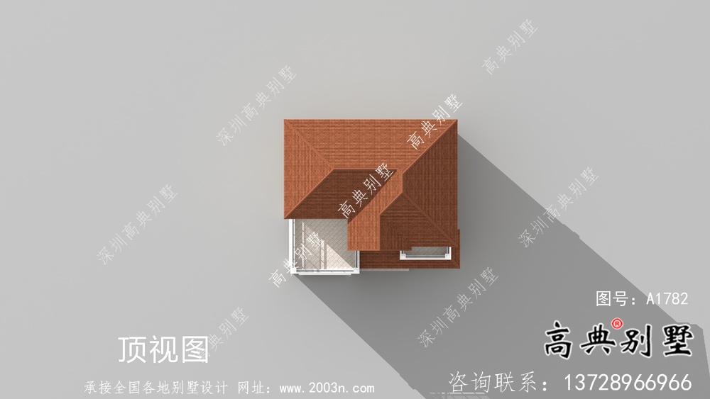 農(nóng)村兩層歐式小別墅設(shè)計(jì)圖紙及效果圖