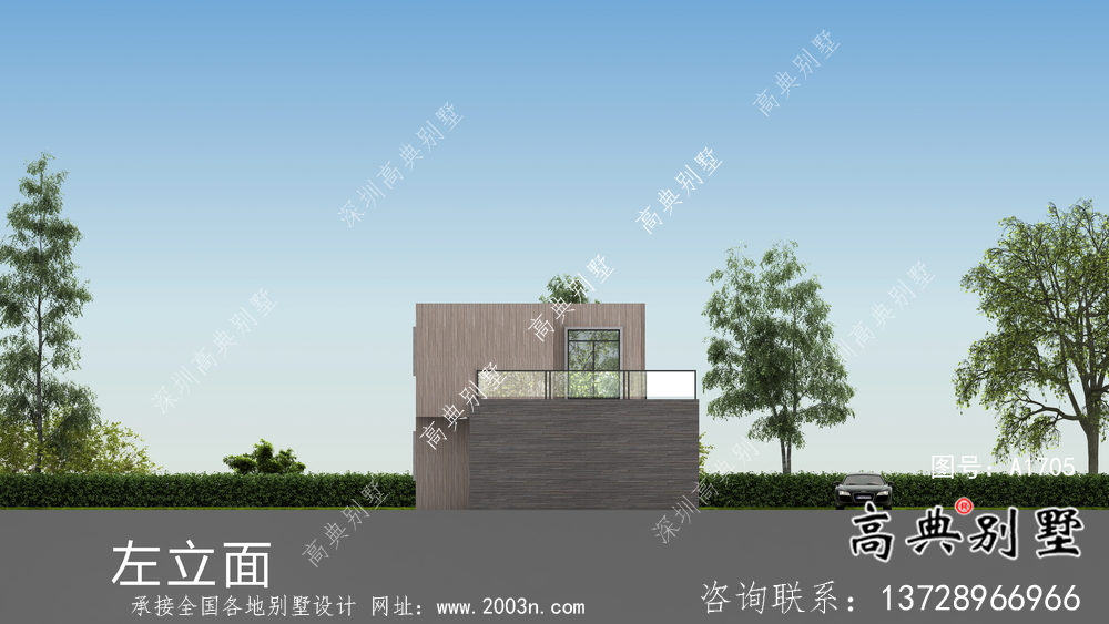 二層簡單時(shí)尚現(xiàn)代風(fēng)格別墅設(shè)計(jì)方案圖