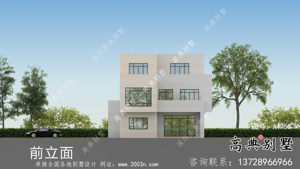清新簡(jiǎn)約的現(xiàn)代風(fēng)格別墅設(shè)計(jì)詳圖