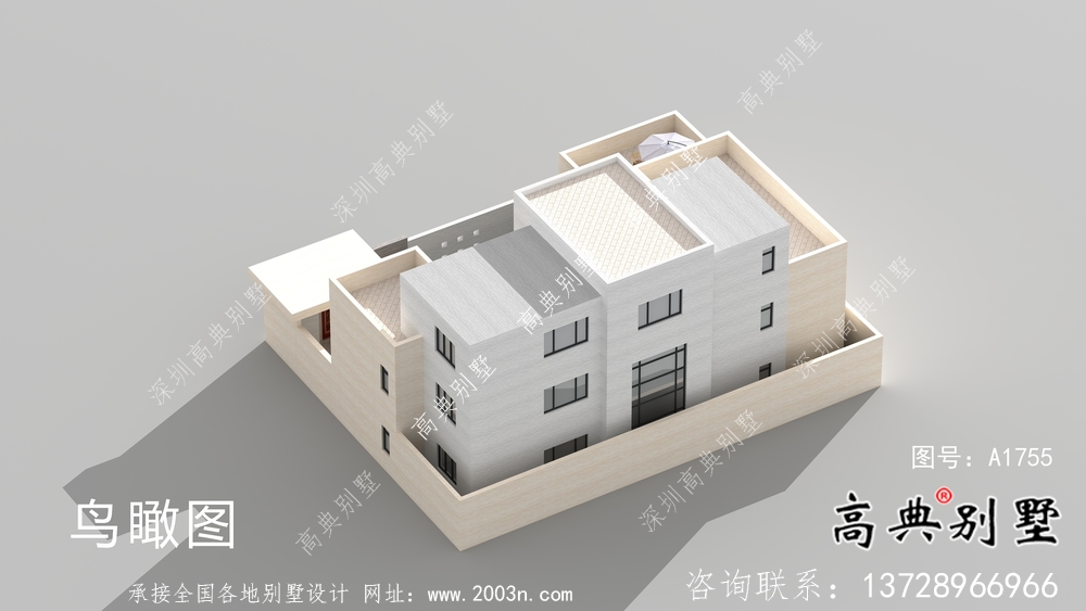 經(jīng)濟(jì)實(shí)用型現(xiàn)代風(fēng)格院子別墅建筑結(jié)構(gòu)圖
