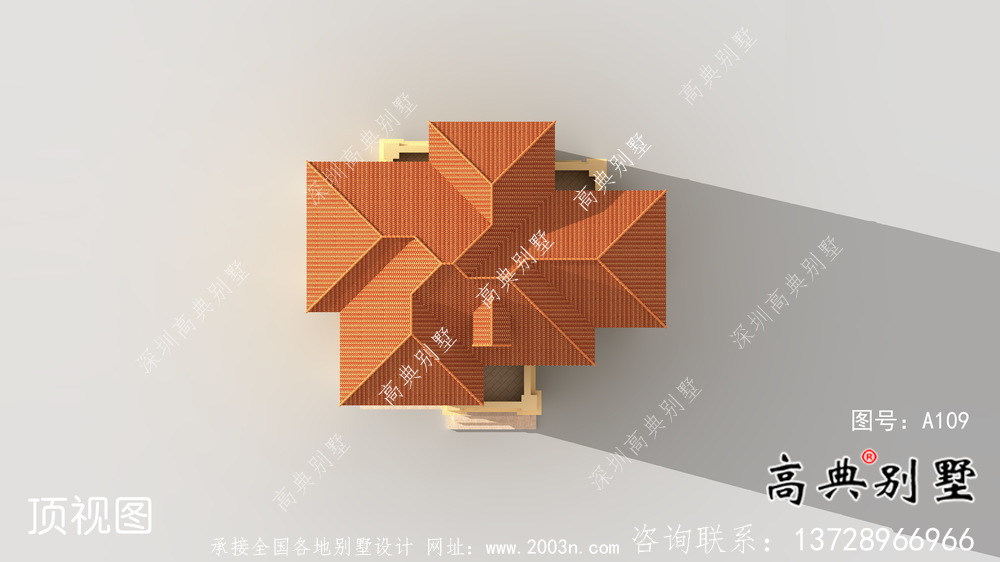新農(nóng)村三層歐式別墅設計圖建設