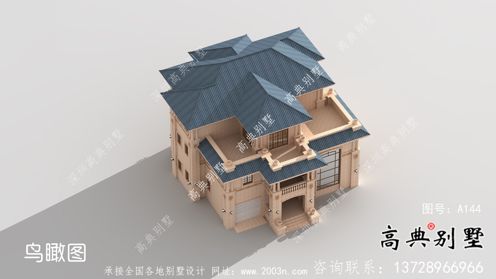 鄉(xiāng)村意大利風(fēng)格三層歐式別墅設(shè)計圖大全