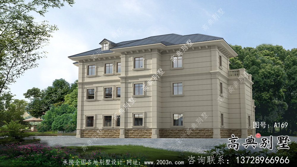 三層實用精致小別墅設計含效果圖