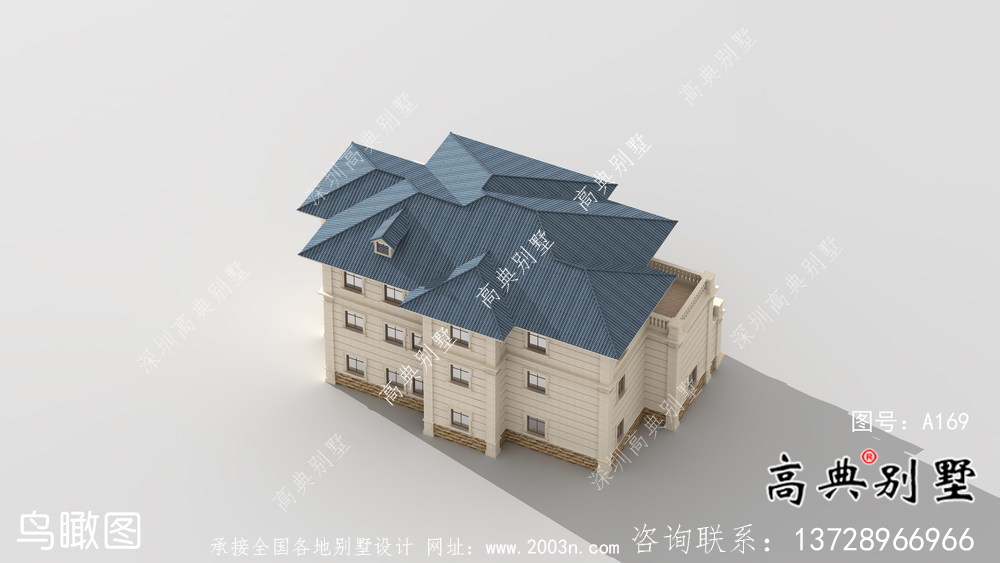 三層實用精致小別墅設計含效果圖
