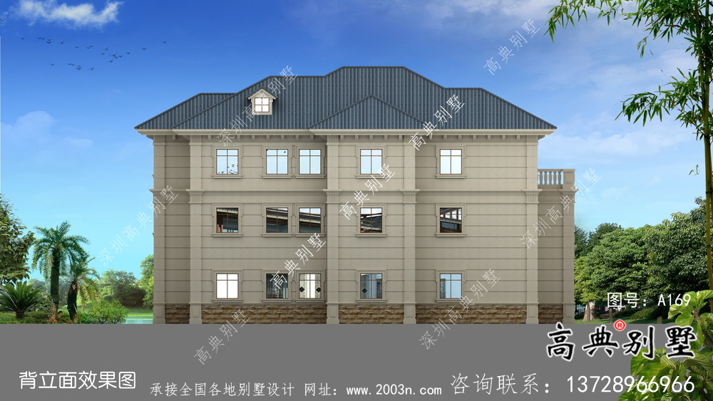 三層實用精致小別墅設計含效果圖
