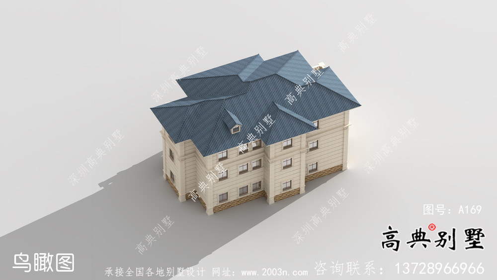 三層實用精致小別墅設計含效果圖