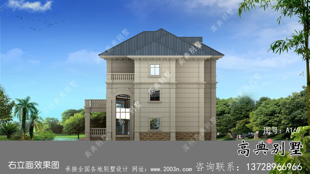 三層實用精致小別墅設計含效果圖