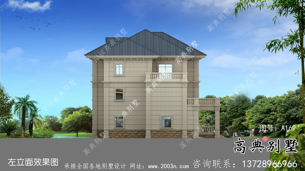 三層實用精致小別墅設計含效果圖