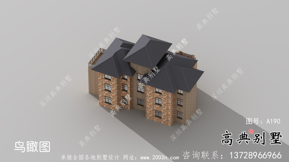 三層歐式風(fēng)格新農(nóng)村別墅設(shè)計(jì)圖