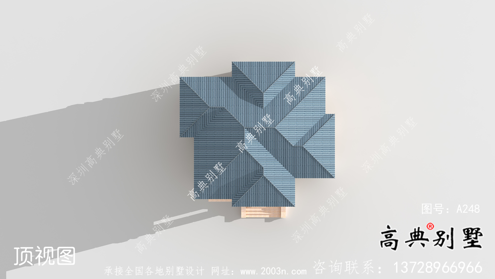 農(nóng)村小型二層歐式別墅設(shè)計圖紙帶車庫
