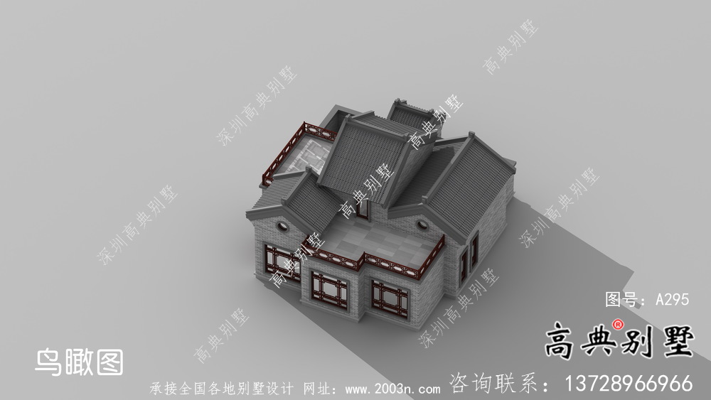 單層實用多功能休閑別墅建筑圖紙