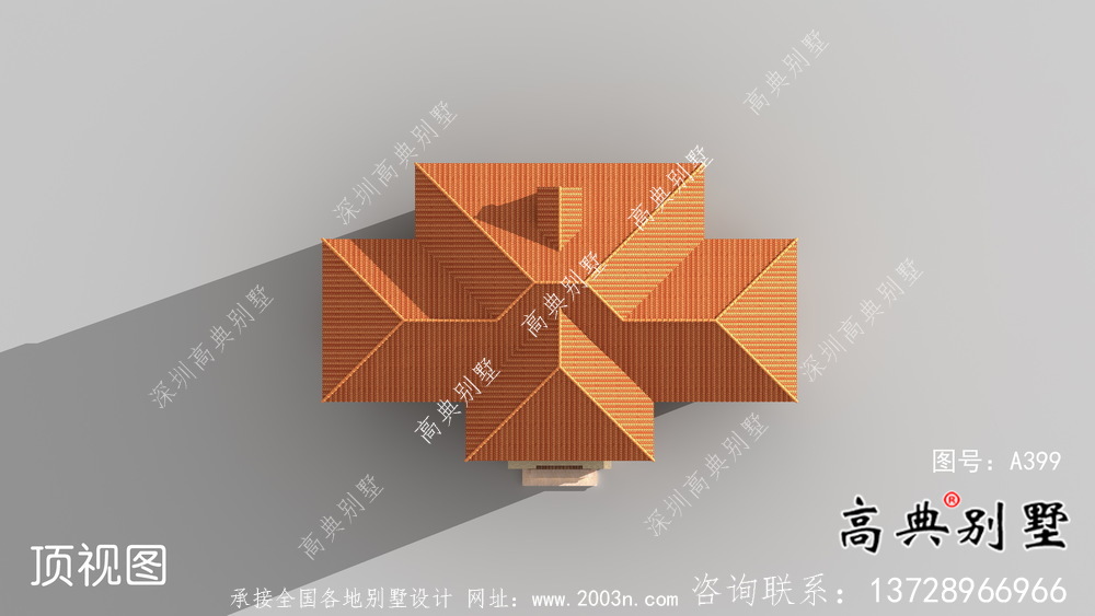 歐式二層農(nóng)村別墅設(shè)計(jì)圖紙