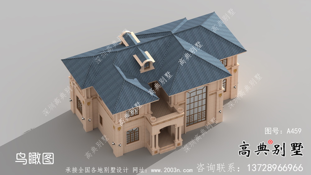 經(jīng)濟(jì)實(shí)用獨(dú)棟二層別墅全套建筑戶型圖