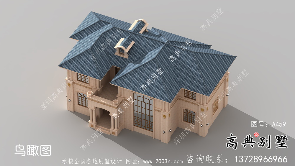 經(jīng)濟(jì)實(shí)用獨(dú)棟二層別墅全套建筑戶型圖