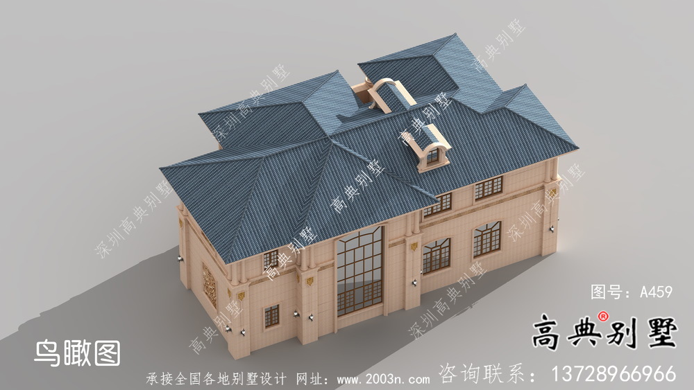 經(jīng)濟(jì)實(shí)用獨(dú)棟二層別墅全套建筑戶型圖