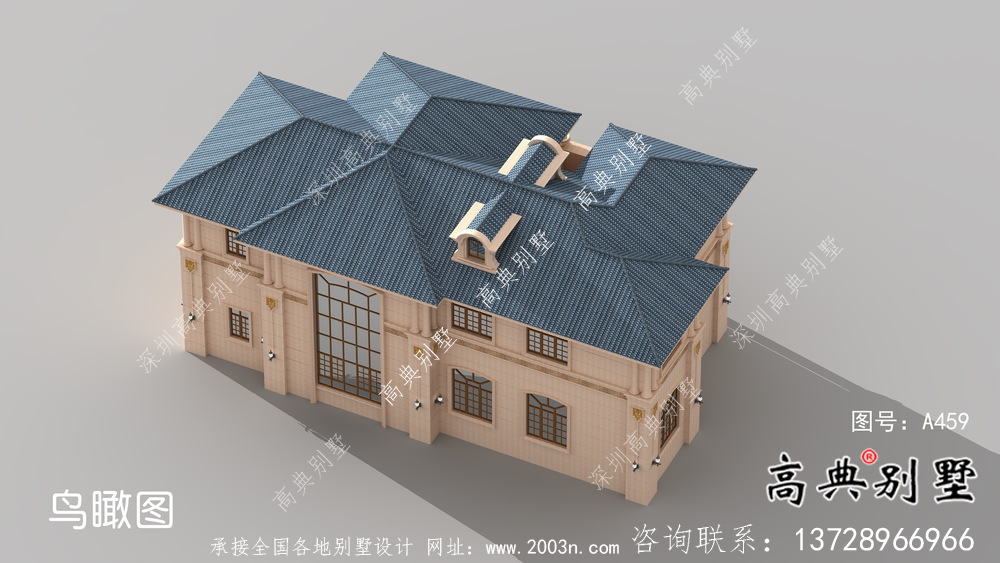 經(jīng)濟(jì)實(shí)用獨(dú)棟二層別墅全套建筑戶型圖