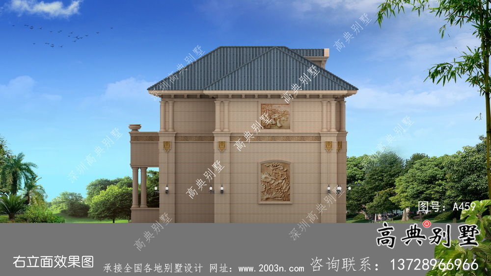 經(jīng)濟(jì)實(shí)用獨(dú)棟二層別墅全套建筑戶型圖