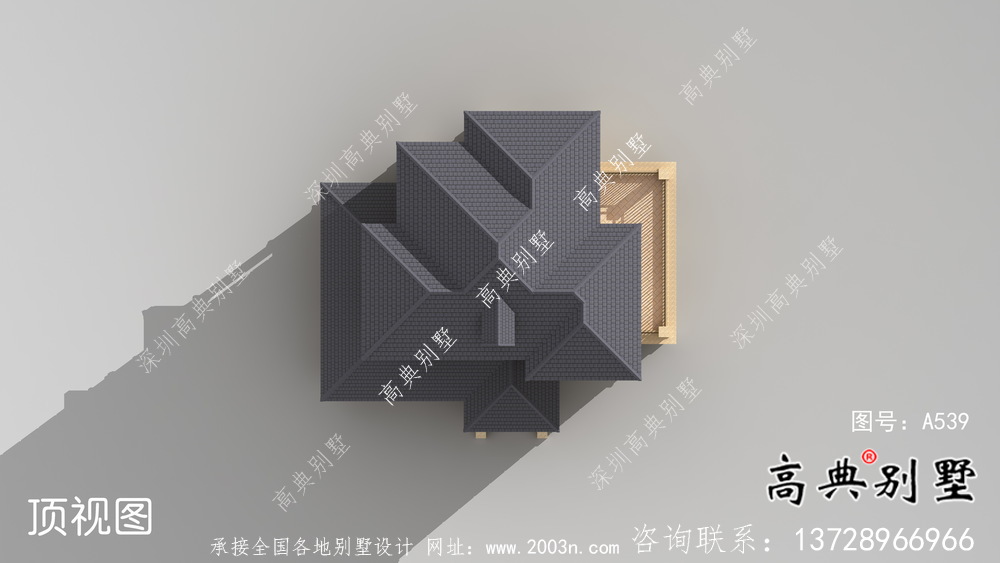 新農(nóng)村歐式三層別墅自建別墅設(shè)計(jì)效果圖紙全套