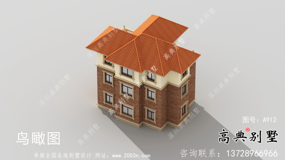 復(fù)式經(jīng)典三層歐式別墅設(shè)計圖紙