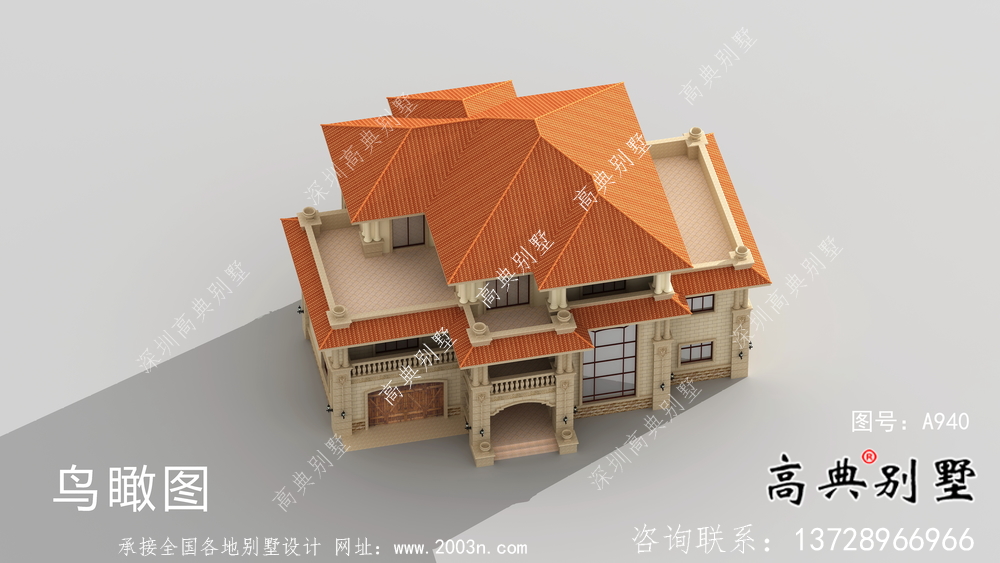 經(jīng)濟(jì)適用的歐式三層別墅設(shè)計(jì)圖