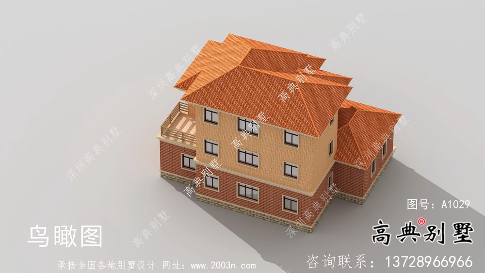 歐式三層帶車庫新農(nóng)村自建別墅設(shè)計(jì)圖紙